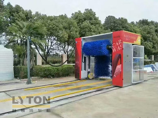 環(huán)保節(jié)水效率高！兩臺林頓龍門往復(fù)式全自動洗車機即將竣工！