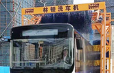 為乘客打造整潔乘車(chē)環(huán)境，如東暢行公交配置林頓3刷大巴全自動(dòng)洗車(chē)機(jī)