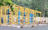 三臺(tái)林頓全自動(dòng)大巴洗車(chē)機(jī)安裝進(jìn)行中......